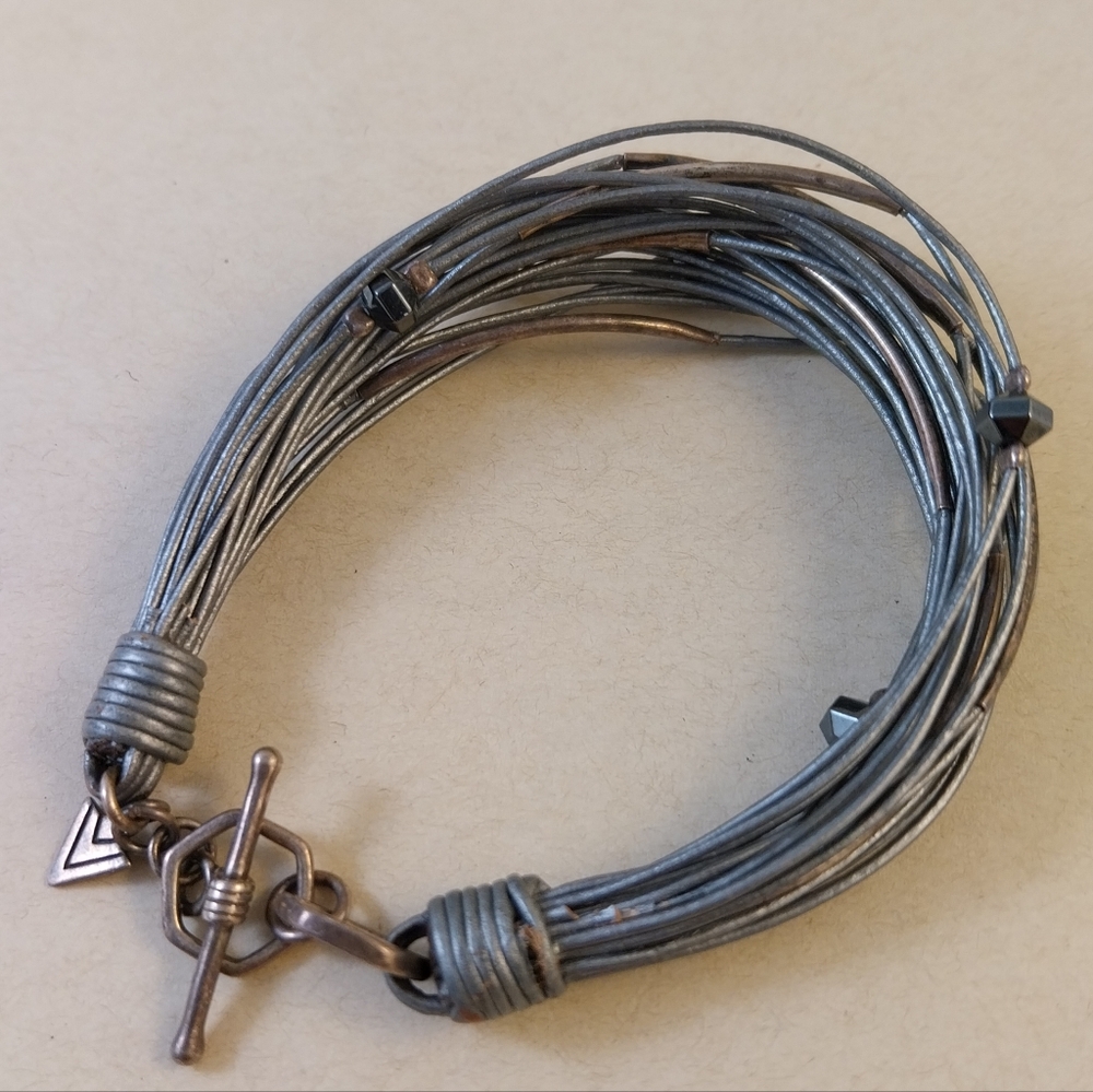 Silpada Sterling Silver Multi-Strand Bracelet with Black Accents - Picture 13 of 16